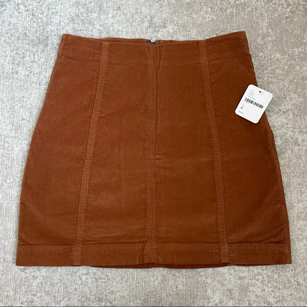 NWT Free People Camel Skirt